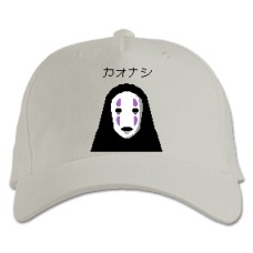 Baseball cap with Print Sen To Chihiro No Kamikakushi Pixel Art - white