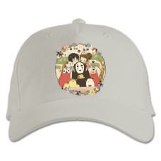 Baseball cap with Print Sen To Chihiro No Kamikakushi Theme - white
