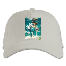 Baseball cap with Print Sen To Chihiro No Kamikakushi Love - white