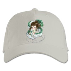 Baseball cap with Print Sen To Chihiro No Kamikakushi Cute Art - white