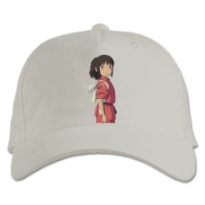 Baseball cap with Print Sen To Chihiro No Kamikakushi Chihiro Ogino - white