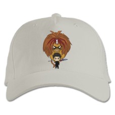 Baseball cap with Print Ushio To Tora Heroes - white