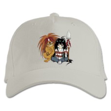 Baseball cap with Print Ushio To Tora Print - white