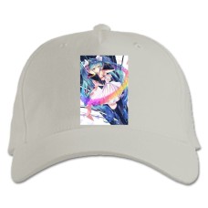 Baseball cap with Print Hatsune Miku Hero - white