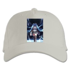 Baseball cap with Print Hatsune Miku Hero Girl - white