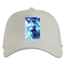 Baseball cap with Print Hatsune Miku Amazing Art - white