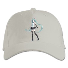 Baseball cap with Print Hatsune Miku Perfect Girl - white