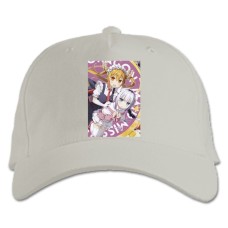 Бейсболка с принтом Кобаяши И Её Горничная-Дракон Девушки Тору И Канна - белая