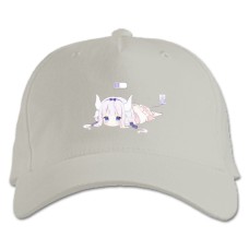 Бейсболка с принтом Кобаяши И Её Горничная-Дракон Канна Камуи - белая