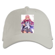 Baseball cap with Print Darling In The Franxx Cute Zero Two Hero - white
