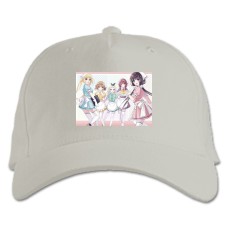 Baseball cap with Print Blend S Heroes - white
