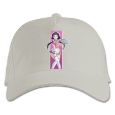 Baseball cap with Print Blend S Maika Sakuranomiya - white