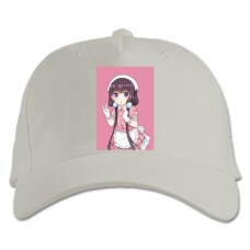 Baseball cap with Print Blend S Maika Sakuranomiya Hero - white