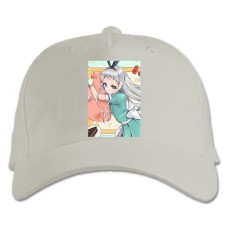 Baseball cap with Print Blend S Hideri Kanzaki - white