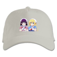 Baseball cap with Print Blend S Girls - white