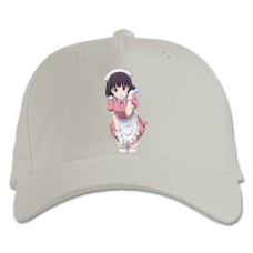 Baseball cap with Print Blend S Funny Maika Sakuranomiya - white