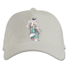 Baseball cap with Print Blend S Hideri Kanzaki Hero - white