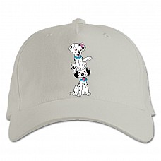 Baseball cap with Print 101 Dalmatians Puppies - white