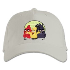 Baseball cap with Print Angry Birds Art - white