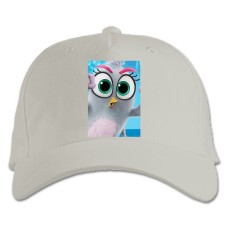 Baseball cap with Print Angry Birds Girl - white