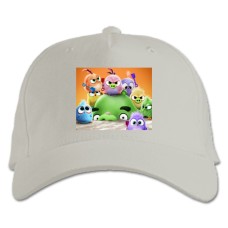 Baseball cap with Print Angry Birds Cute Little Birds - white