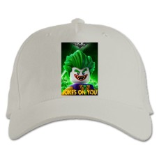 Бейсболка с принтом Лего Джокер Шучу Над Вами - белая