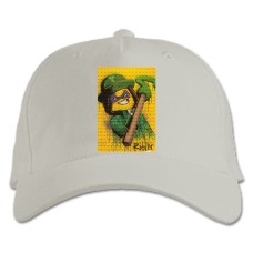 Бейсболка с принтом Лего Загадочник - белая