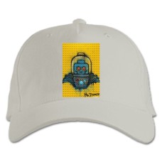 Бейсболка с принтом Лего Мистер ФрИз - белая