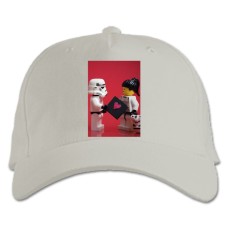 Бейсболка с принтом Лего Звездные Войны - белая