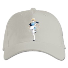Baseball cap with Print Blend S Kaho Hinata - white