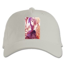 Baseball cap with Print Beyond The Boundary Girl Kuriyama Mirai - white
