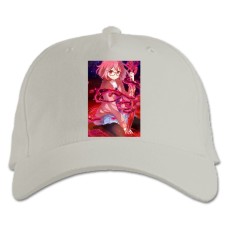 Baseball cap with Print Beyond The Boundary Kuriyama Mirai Sword - white