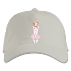 Baseball cap with Print Beyond The Boundary Beautiful Kuriyama Mirai - white