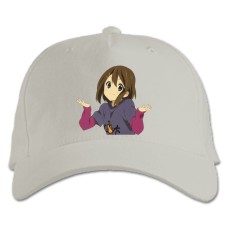 Бейсболка с принтом Кэй-Он! Хирасава Юи - белая