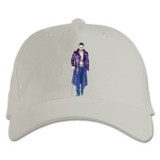 Baseball cap with Print Suicide Squad The Joker - white