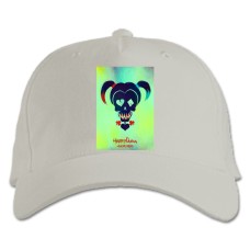 Baseball cap with Print Suicide Squad Harley Quinn Art - white