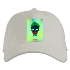 Baseball cap with Print Suicide Squad Joker Art - white