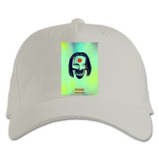Baseball cap with Print Suicide Squad Katana Art - white