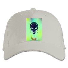 Baseball cap with Print Suicide Squad Slipknot Art - white