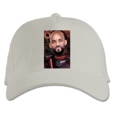 Baseball cap with Print Suicide Squad The Deadshot - white