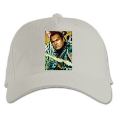 Baseball cap with Print Suicide Squad Slipknot - white