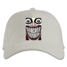 Baseball cap with Print Suicide Squad Art - white