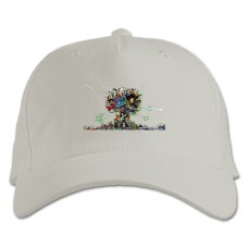 Baseball cap with Print Suicide Squad Boom Heroes - white