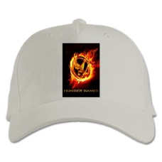 Baseball cap with Print The Hunger Games Main Theme - white