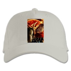 Baseball cap with Print The Hunger Games Heroes - white