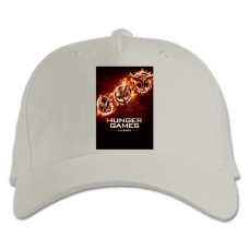Baseball cap with Print The Hunger Games La Saga - white