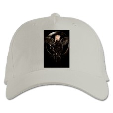 Baseball cap with Print The Hunger Games Hero - white