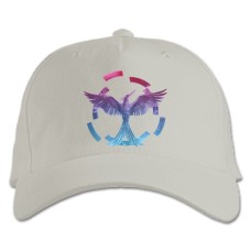 Baseball cap with Print The Hunger Games Bright Bird - white
