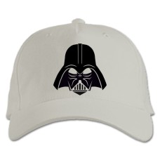 Baseball cap with Print Star Wars Darth Vader Logo - white