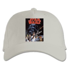 Baseball cap with Print Star Wars Main Theme - white